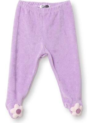 Hellobaby Kız Bebek Yenidoğan Kadife Patikli Alt