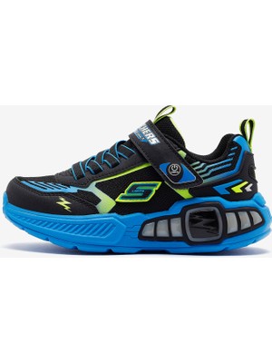 Skechers Light Storm 3 Büyük Erkek Çocuk Siyah Işıklı Spor Ayakkabı 400151L Bblm