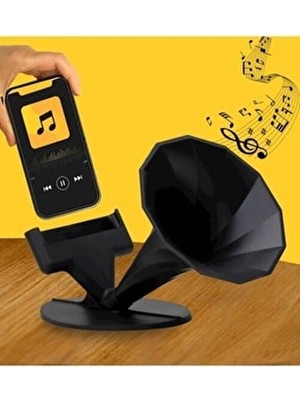 Std Akustik Telefon Tutacağı Gramafon Plastik Klasik