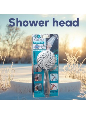 Şık Metalik Fonksiyonlu Duş Başlığı ile Konforu Hissedin