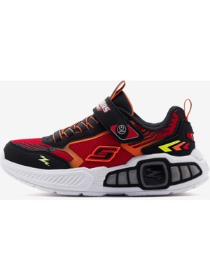 Skechers Light Storm 3 Büyük Erkek Çocuk Siyah/kirmizi Işıklı Spor Ayakkabı 400151L Bkrd