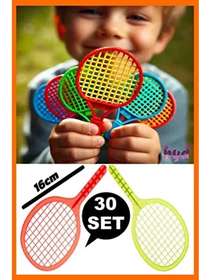 HYD 30'lu Set Mini Boy 16 cm Plastik Raket Eğlenceli Tasarım Karne Hediyesi Doğum Günü Hediyesi