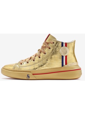 Skechers Snoop One - Gold Medal Altın Sneakers 251990 Gld Erkekler için Hafif ve Esnek Tasarım