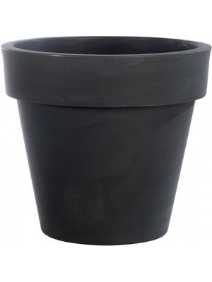 Teraplast Vaso Standart One 100 Plastik Saksı Antrasit