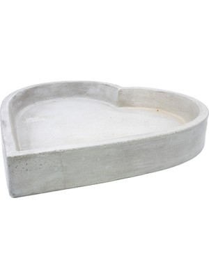 Potteries Dekoratif Beton Kalp Saksı Gri