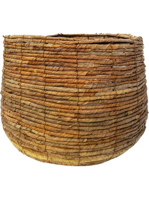 Mica Decorations Avalon Hasır Saksı Orta Boy