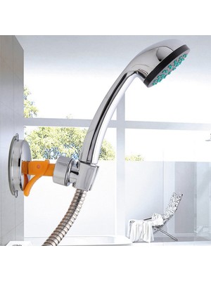 Renkli Güçlü Vantuzlu Duş Başlığı Askısı, Kolay ve Pratik Kullanım