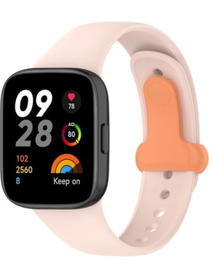 Mtxdpn Newface Xiaomi Redmi Watch 3 Origin Silikon Kordon - Pudra