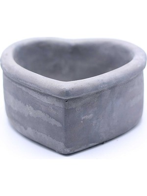Kalpli Beton Saksı Gri