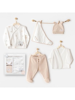 Nessiworld  Andywawa AC25850 Happy Animals 5'li Hastane Çıkışı Ekru