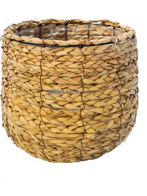 Santo Kahverengi Büyük Boy Hasır Saksı