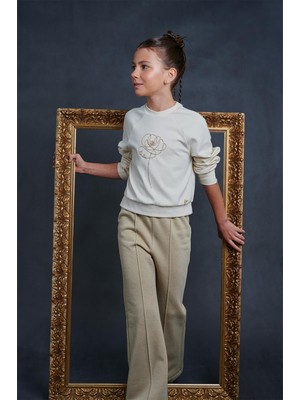 Bg Store Kız Çocuk Krem Bluz