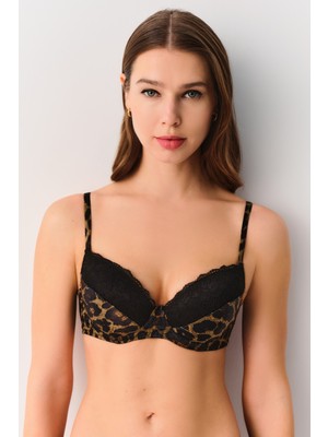 Suwen Lioness Yarı Destekli Balenli Sütyen