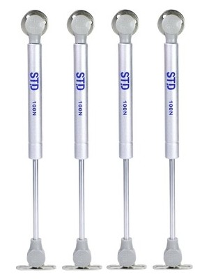 4 Adet Dolap Amortisörü Gazlı Piston Kapak Hidroliği 27 cm 100N