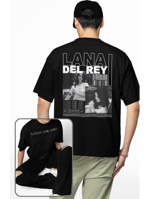 Fuddy Moda Lana Del Rey Yazılı Sırt Baskılı Erkek-Kadın Tshirt