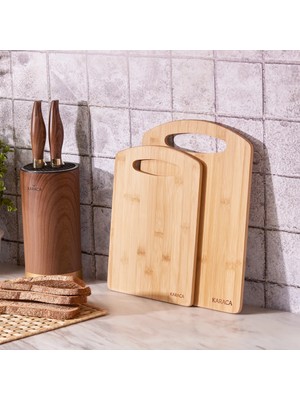 Karaca Stark 2'li Bambu Kesme Tahtası 28/33 cm
