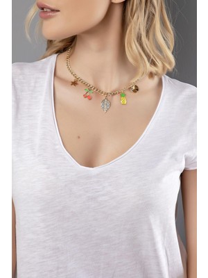 Neon Çok Figürlü Kolye