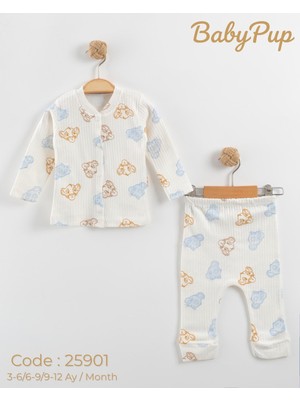 Butik Center Pamuklu Bebek Takım 2’li Set (Üst + Alt)