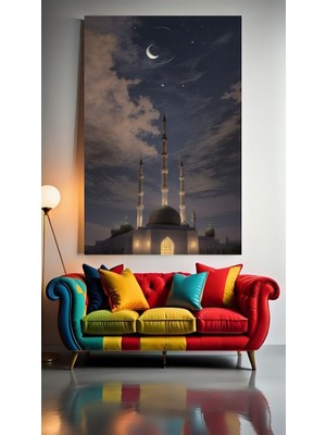 Özkacar Group Güzeller Güzeli Camii V1 Ev Duvar Salon Güzellik Salonu Ofis Dükkan Dekarasyon Kanvas Tablo