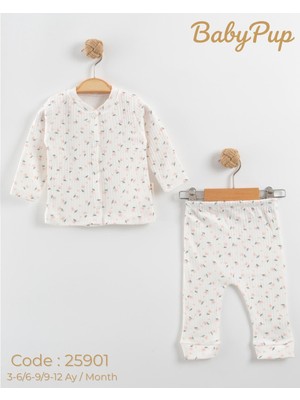 Butik Center Pamuklu Bebek Takım 2’li Set (Üst + Alt)