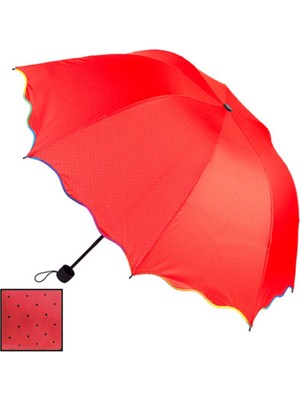 RB-065K Kırmızı Bayan Şemsiyesi