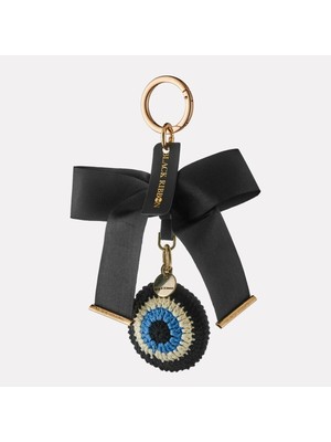 Nazar Örgü Kadın Çanta Charmı - El Yapımı