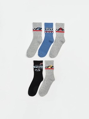 Lcw Kids Karişik Desenli Erkek Çocuk Soket Çorap 5'li