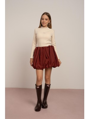 Loco Loco Paraşüt Balon Etek - Bordo