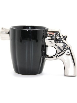 Porselen Silahlı Kupa Bardak Model 1