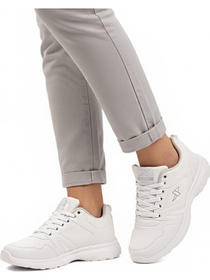 Beyaz Hafif Esnek Unisex Spor Ayakkabı Xstep 020-CILT G