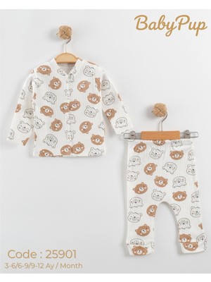 Butik Center Pamuklu Bebek Takım 2’li Set (Üst + Alt)