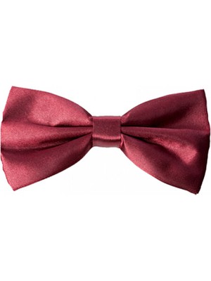Rizz Up Erkek Bordo Düz Saten Klasik Papyon 1901728