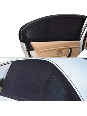 Belirtilmemiş 2 Adet Araba Araç Oto Yan Cam Güneşlik Örtü Perde Kılıf Güneşliği Anne Bebek Emzirme İçin