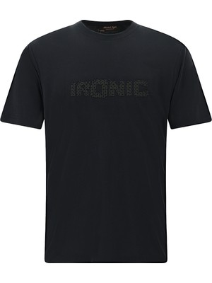 Abdullah Kiğılı Bisiklet Yaka Oversize Baskılı T-shirt