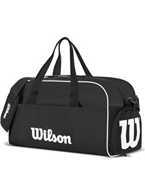 Spor Çantası 40 Litre Seyahat Çantası Siyah Omuz Askılı El Valizi