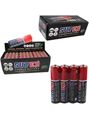 R03 1.5V Aaa Çinko Karbon Ince Kalem Pil 4'lü Paket