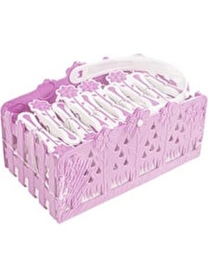 5DM Papatya Desenli Sepet ve 20 Adet Mandal Seti Şık ve Dayanıklı Ev Gereci