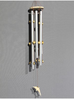 Boncuklu Metal Rüzgar Çanı Model 1