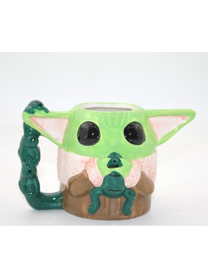 Porselen Baby Yoda Kupa Bardak
