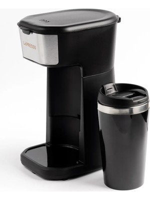 Kişisel Filtre Kahve Makinesi ve Termos Seyahat Bardağı Seti, 400ML