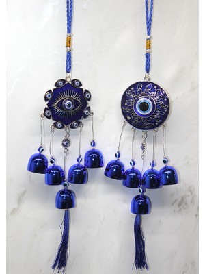 Metal Nazar Boncuğu Çan Model 10