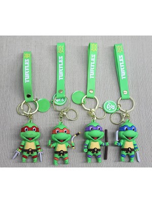 Ninja Kaplumbağalar Silikon Anahtarlık