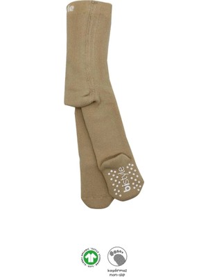 Bistyle Tekli Kaymaz Mix Havlu Külotlu Çorap 50501 Bej