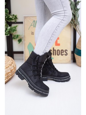 Mevese Su İtici Özellikli Kadın Bot - Paraşüt Siyah