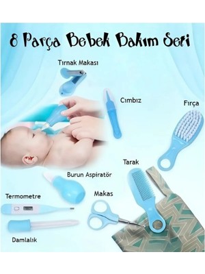 8 Parça Bebek Bakım Seti