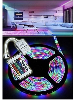 Ledon Şerit Let 5 Metre Uzaktan Kumandalı Çok Renkli