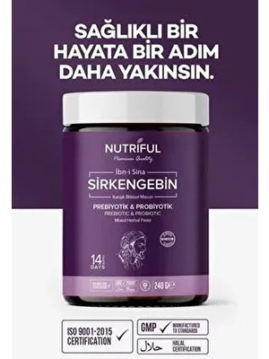 Nutriful Ibn-I Sina Prebiyotik Macunu 240 g Sağlıklı Bir Hayata Bir Adım Daha Yakın