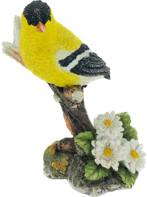 Dal Üstünde Saka Kuşu Renkli Mini Dekoratif Biblo