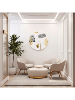 Cozy Co:temperli Cam Daire Tablo, Cam Tablo, Uv Baskı, CTT005