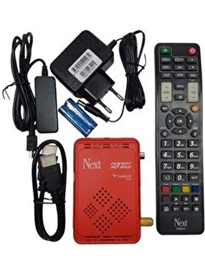 Next & Nextstar Next Kanky Hd Gold Full Hd Uydu Alıcısı Kırmızı Renk, Wi-Fi Desteği ve Full HD Görüntü Kalitesi.  Wifi kullabilmesi için wifi aparatı gerekir